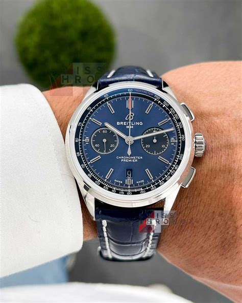 orologio breitling non automatico blu|Breitling Premier B01 Chronograph 42: recensione e consigli.